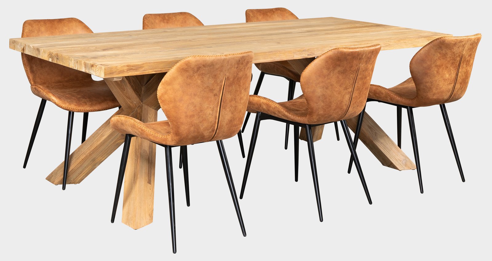 SPIDER RECYCLE - masivní stůl  - kvalitní ratanový, teakový nábytek od RATTAN STUDIO